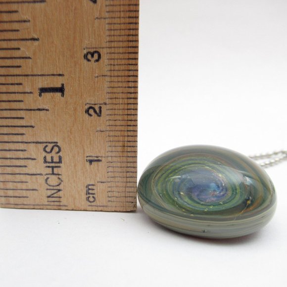 Borosilicate Glass Pendant Necklace - Picture 7 of 11